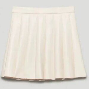 Aritzia Sunday Best Olive Micro Pleated Skirt